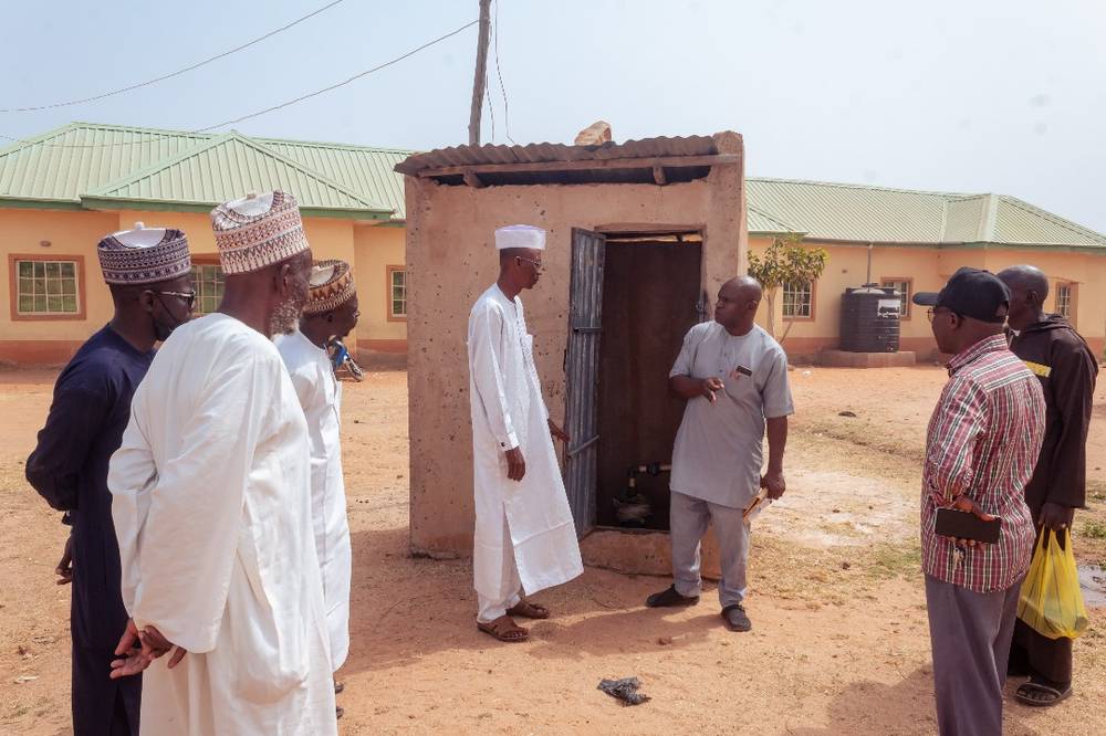 Pictures of the School Borehole before intervention1