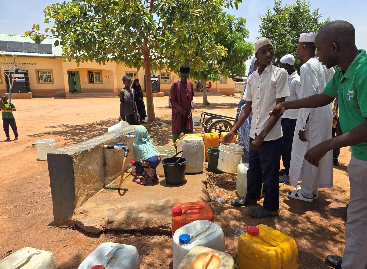 School Borehole site After intervention1