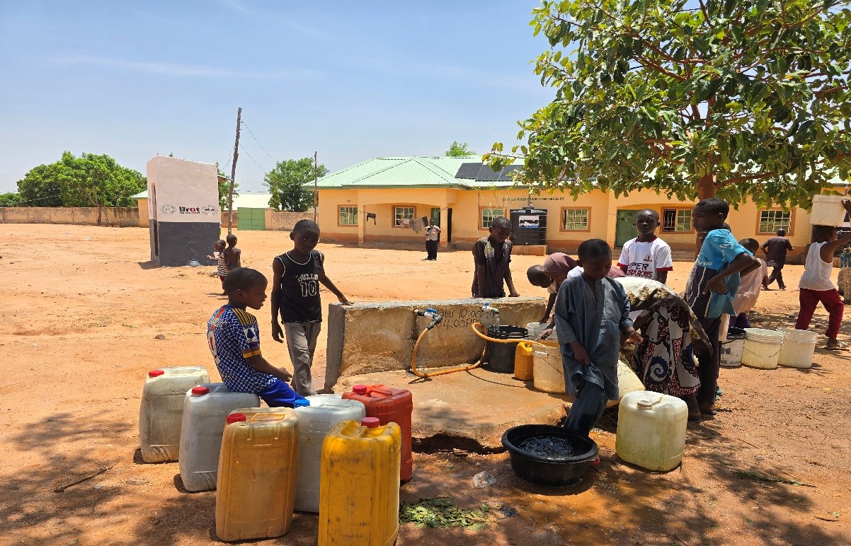 School Borehole site After intervention2