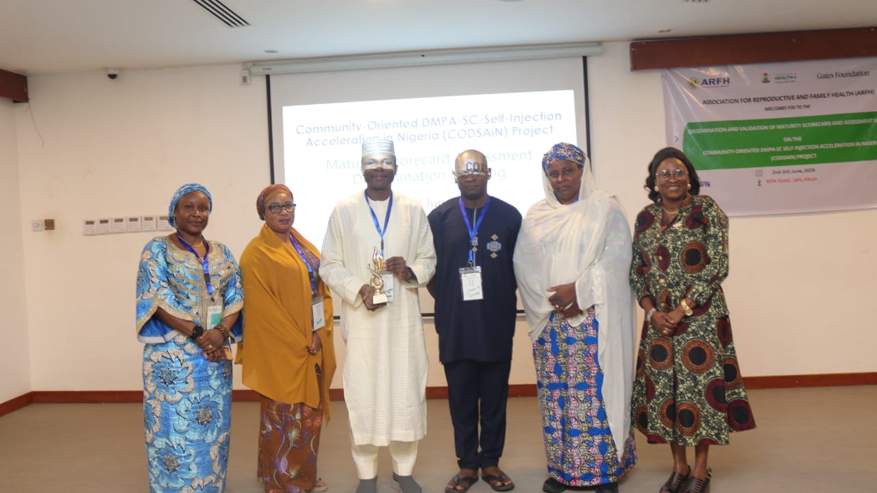 The Gombe State delegation at the CODSAiN Maturity Scorecard Assessment Dissemination Meeting, BON Hotel, Jahi, Abuja